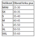 Obojek BLIZARD polostahovací