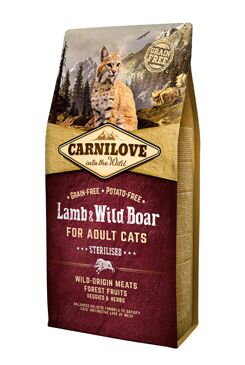 Carnilove Cat Lamb & Wild Boar Adult Sterilised