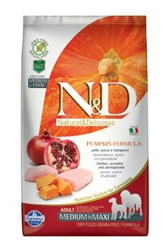 N&D Pumpkin DOG Adult M/L Chicken&Pomegranate 