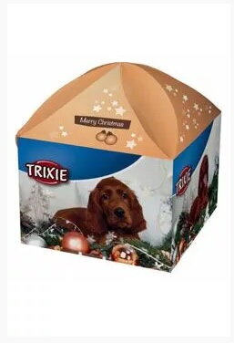 Vánoční dárková krabice pro psy TR