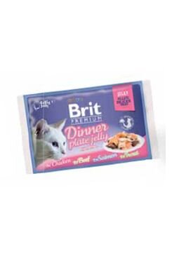 Brit Premium Cat D Fillets in Jelly Dinner Plate 