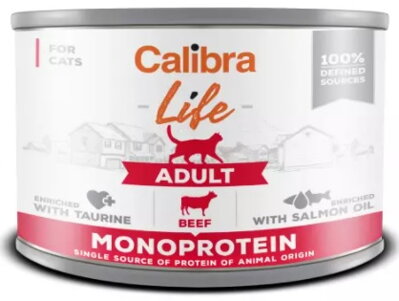 Calibra Cat Life  konz.Adult Beef 200g