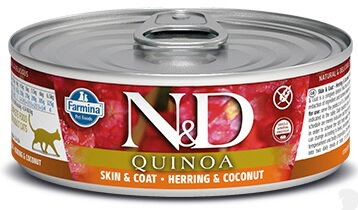 N&D CAT QUINOA Herring & Coconut 80g