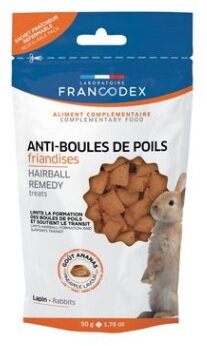 Francodex Pochoutka Hairball remedy králík 50g