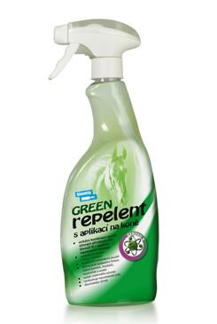 Repelent s aplikací na koně GREEN 750ml