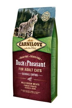 Carnilove Cat Duck&Pheasant Adult Hairball Contr