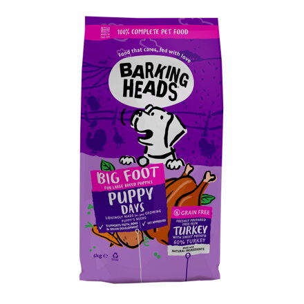 BARKING HEADS Big Foot Puppy Days Turkey