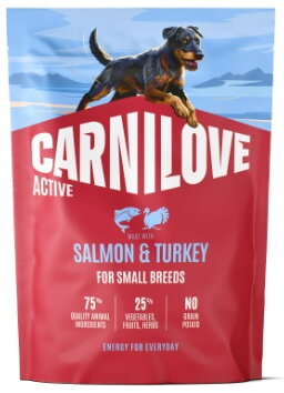 Carnilove Dog Active Dry Salmon&Turkey Adult SB 