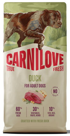 Carnilove Dog True Fresh Dry Duck Adult AB