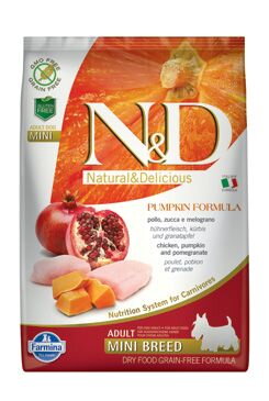 N&D Pumpkin DOG Adult Mini Chicken&Pomegranate