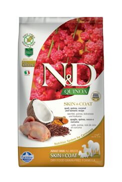 N&D Quinoa DOG Skin&Coat Quail all breeds