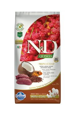 N&D Quinoa DOG Skin&Coat Venison all breeds