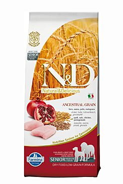 N&D LG DOG Senior M/L Chicken&Pomegranate