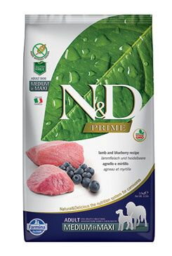 N&D PRIME DOG Adult M/L Lamb & Blueberry