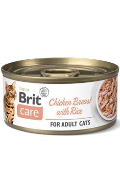 Brit Care Cat konz Fillets Breast&Rice 70g