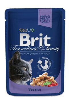 Brit Premium Cat kapsa with Cod Fish 100g