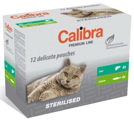 Calibra Cat kapsa Premium Steril. multipack 12x100g