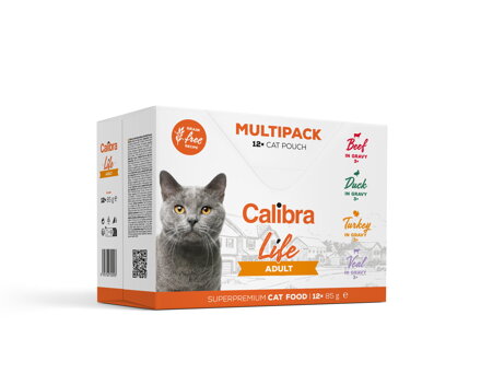 Calibra Cat Life kapsa Adult Multipack 12x85g