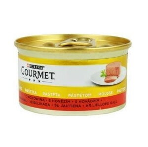 Gourmet Gold konz. kočka pašt. jemná s hovězím 85g