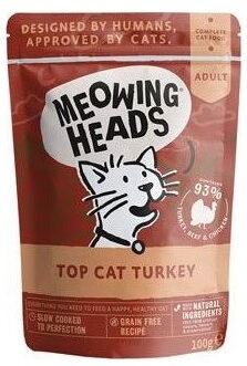 MEOWING HEADS Top Cat Turkey kapsička 100g