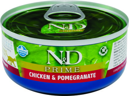 N&D CAT PRIME Adult Chicken & Pomegranate 70g