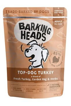 BARKING HEADS Top Dog Turkey kapsička 300g