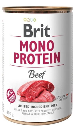 Brit Dog konz Mono Protein Beef 400g