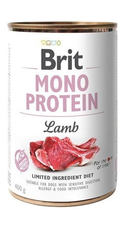 Brit Dog konz Mono Protein Lamb 400g