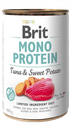 Brit Dog konz Mono Protein Tuna & Sweet Potato 400g