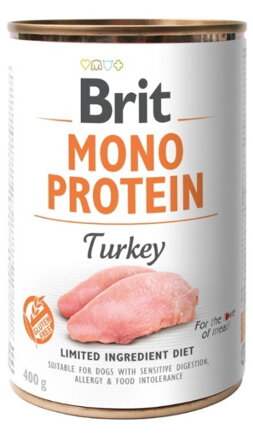 Brit Dog konz Mono Protein Turkey 400g