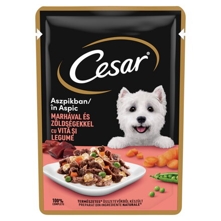 Cesar kapsička hovězí se zeleninou 100g