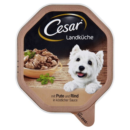 Cesar vanička krůtí a hovězí ve šťávě 150g