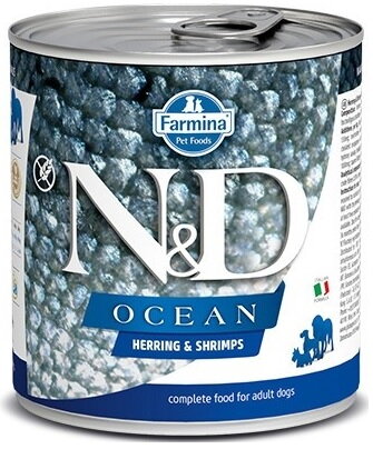 N&D DOG OCEAN Adult Herring & Shrimps 285g