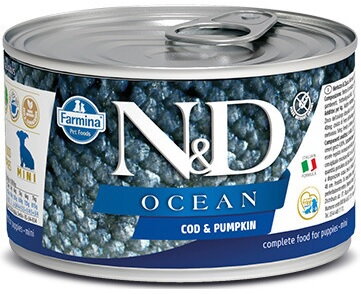 N&D DOG OCEAN Puppy Codfish & Pumpkin Mini 140g