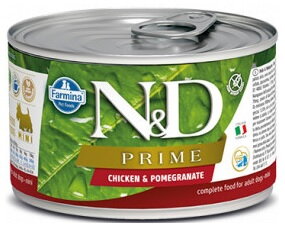 N&D DOG PRIME Adult Chicken & Pomegranate Mini 140g