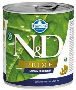 N&D DOG PRIME Adult Lamb & Blueberry 285g