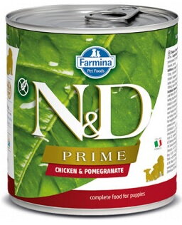 N&D DOG PRIME Puppy Chicken & Pomegranate 285g