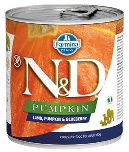 N&D DOG PUMPKIN Adult Lamb & Blueberry 285g