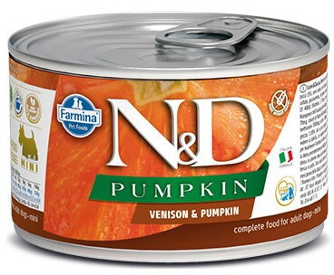 N&D DOG PUMPKIN Adult Venison & Pumpkin Mini 140g