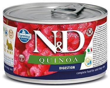 N&D DOG QUINOA Digestion Lamb & Fennel Mini 140g