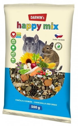 Darwin's Činčila&Osmák Happy mix 500g