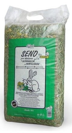 Seno s heřmánkem a pampeliškou LIMARA 15l/500g