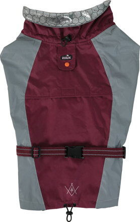 Obleček voděodolný pro psy BIVOUAK červená 45cm Zolux
