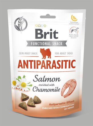 Brit Care Dog Functional Snack Antiparasit Salmon 150g