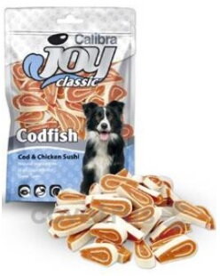 Calibra Joy Dog Classic Cod & Chicken Sushi 80g