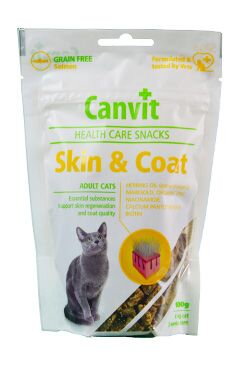 Canvit Snacks CAT Skin & Coat 100g