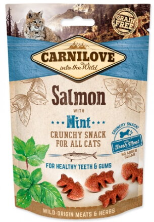 Carnilove Cat Crunchy Snack Salmon&Mint 50g