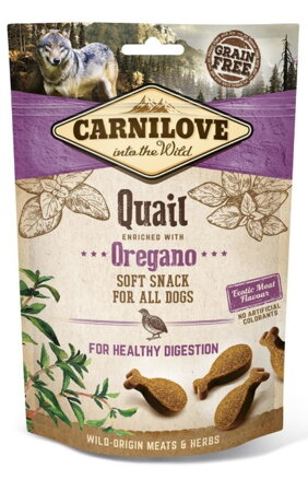 Carnilove Dog Semi Moist Snack Quail&Oregano 200g