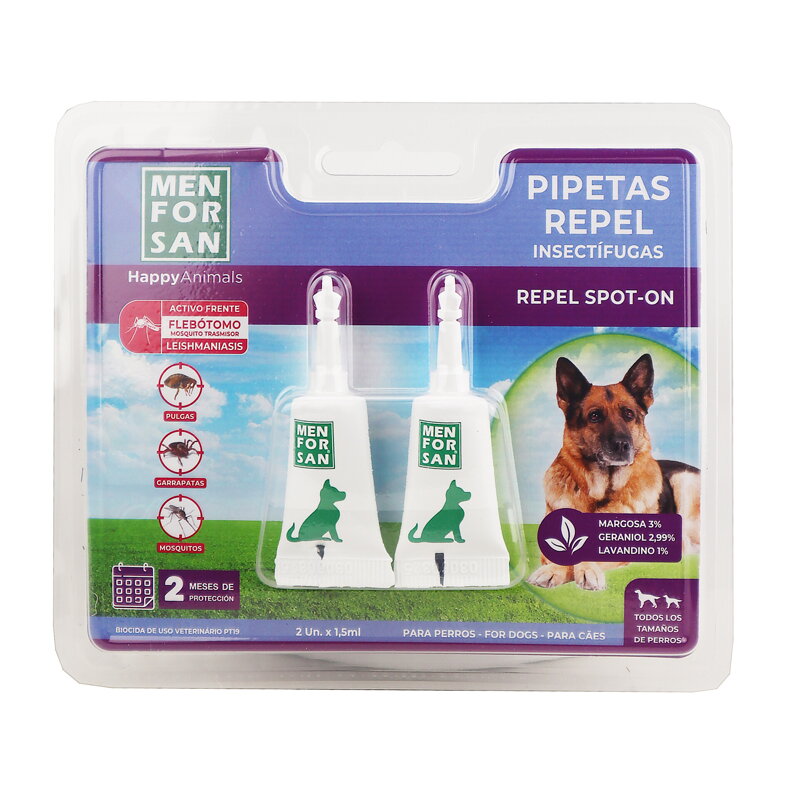 Menforsan Spot-on pipety pro psy repelentní 2x1,5ml