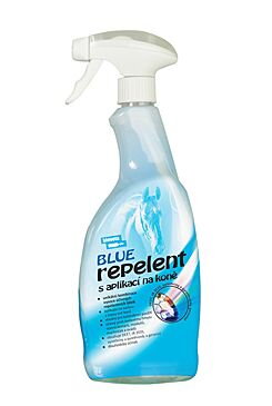 Repelent s aplikací na koně BLUE 750ml